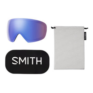 Smith I/O MAG Goggles (Small Asian Fit) - Chalk Rose ChromaPop Everyday Rose Gold Mirror Goggles Smith 