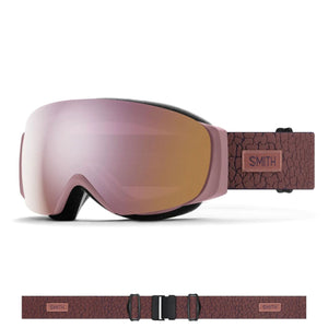 Smith I/O MAG S Goggles (Small Asian Fit) - Dusk Crackle ChromaPop Everyday Rose Gold Mirror Goggles Smith 