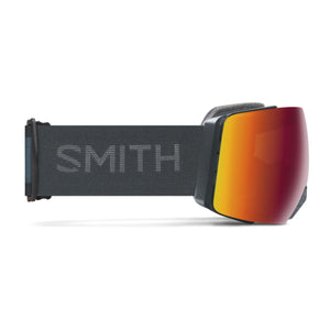 Smith I/O MAG XL Goggles (Large Asian Fit) - Slate ChromaPop Everyday Red Mirror Goggles Smith 