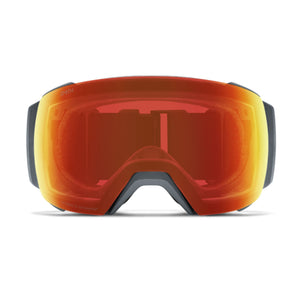 Smith I/O MAG XL Goggles (Large Asian Fit) - Slate ChromaPop Everyday Red Mirror Goggles Smith 
