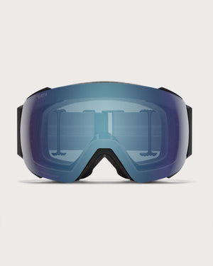 Smith I/O MAG XL Goggles (Large Fit) - Black ChromaPop Every Day Blue Mirror Goggles Smith 