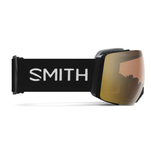 Smith I/O MAG XL Goggles (Large Fit) - Black ChromaPop Pro Photochromic Gold Mirror Goggles Smith 