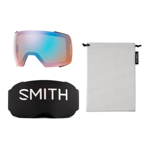 Smith I/O MAG XL Goggles (Large Fit) - Black ChromaPop Pro Photochromic Gold Mirror Goggles Smith 