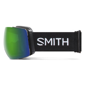Smith I/O MAG XL Goggles (Large Fit) - Black Chromapop Sun Green Mirror Goggles Smith 