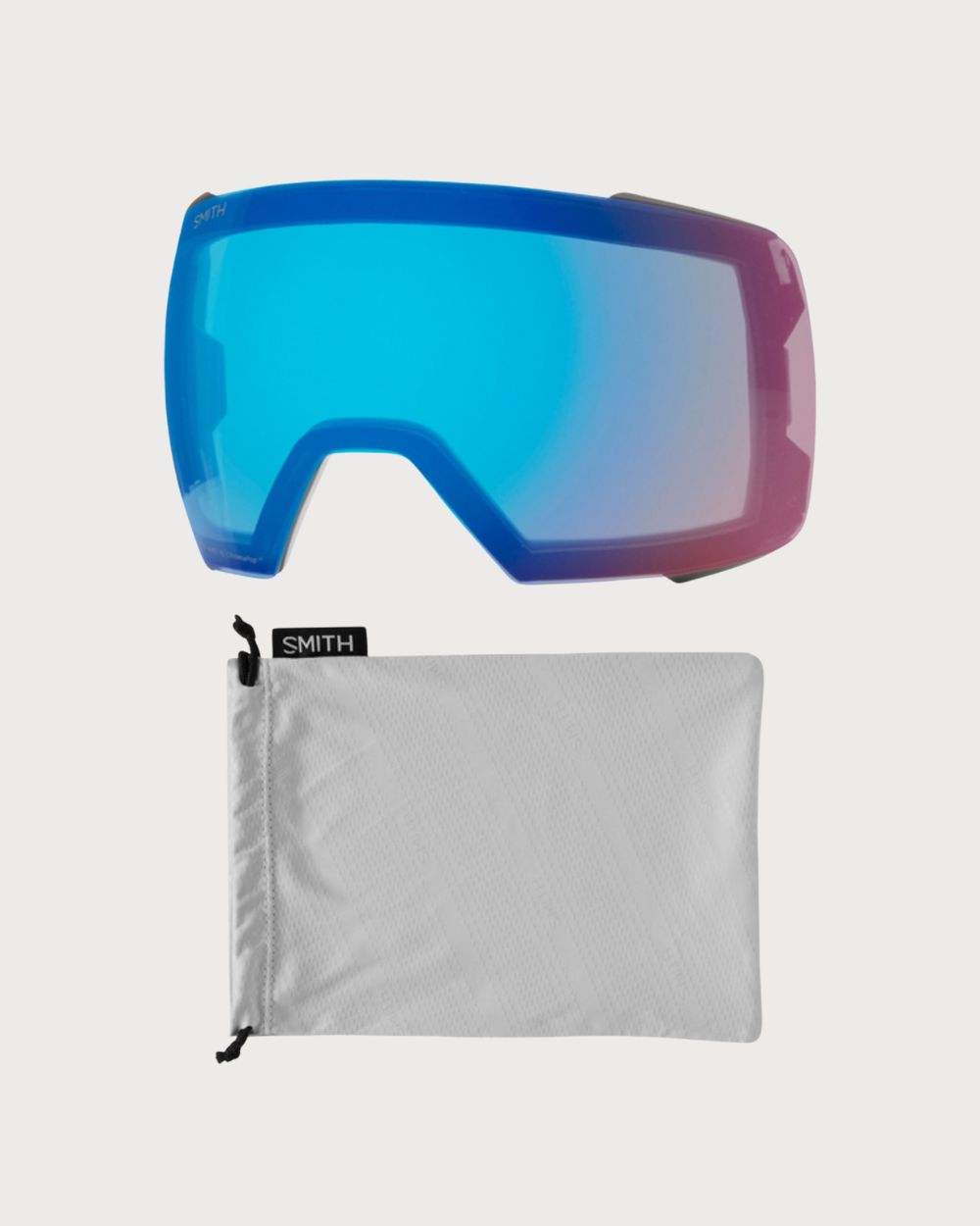 Smith I/O MAG XL Goggles (Large Fit) - Blackout ChromaPop Sun Black Mirror Goggles Smith 