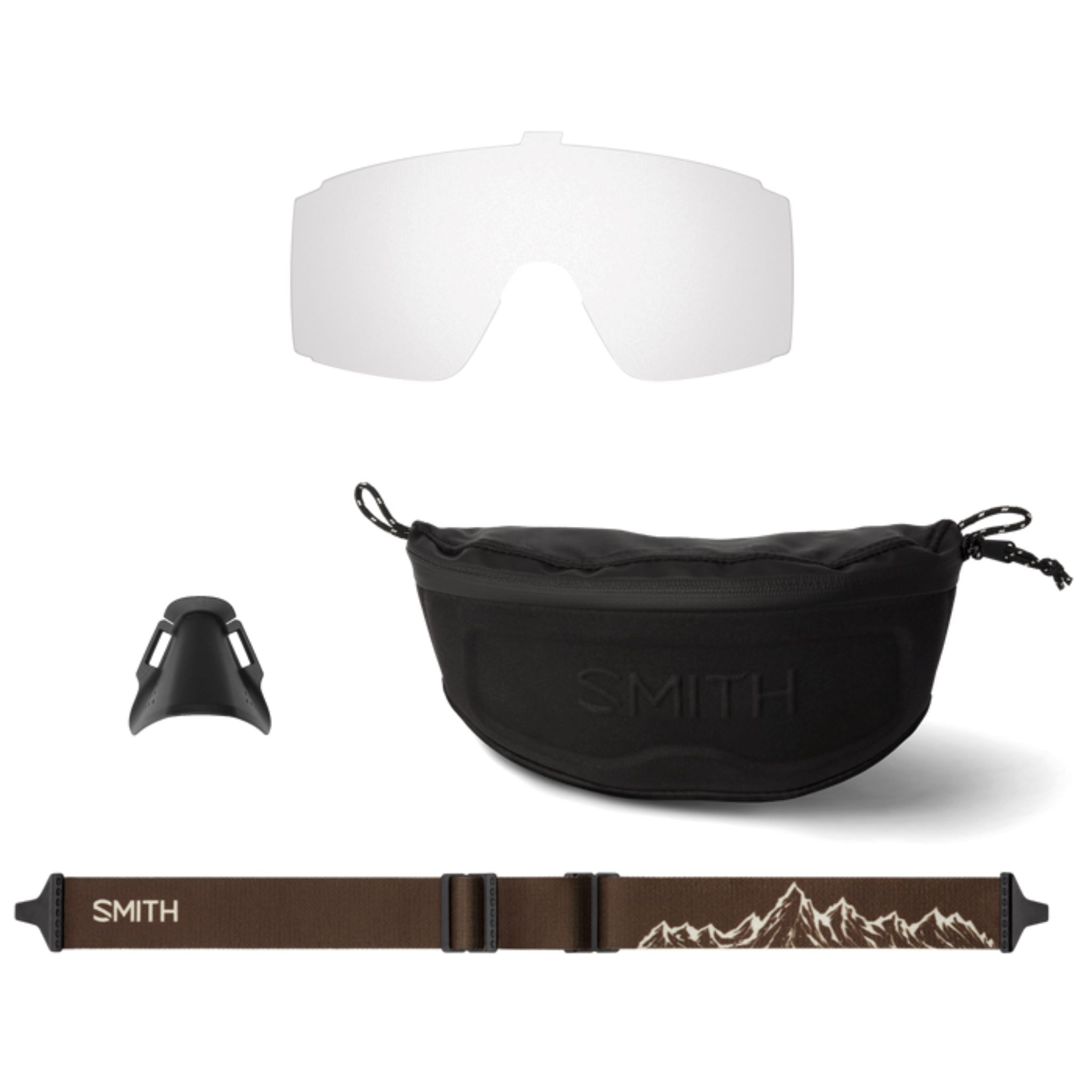 Smith Pursuit ChromaPop Sunglasses - CT Matte Bone w. Glacier Photochromic Copper Gold Mirror lens Sunglasses Smith 