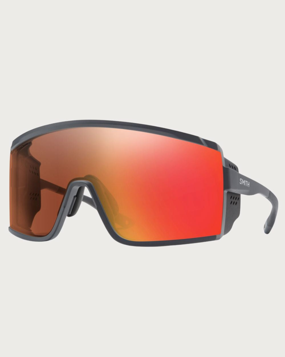 Smith Pursuit ChromaPop Sunglasses - Matt Slate w. Glacier Photochromic Copper to Gray Mirror lens Sunglasses Smith 