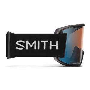 Smith Squad Goggles (Medium Fit) - Black ChromaPop Pro Photochromic Blue Mirror Goggles Smith 