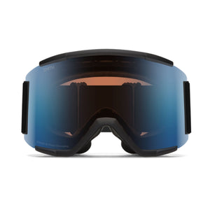 Smith Squad Goggles (Medium Fit) - Black ChromaPop Pro Photochromic Blue Mirror Goggles Smith 