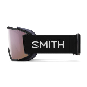 Smith Squad Goggles (Small Asian Fit) - Black ChromaPop Everyday Rose Gold Mirror Goggles Smith 