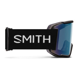 Smith Squad Goggles (Small Asian Fit) - Black ChromaPop Pro Photochromic Blue Mirror Goggles Smith 