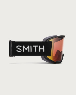 Smith Squad Goggles (Small Asian Fit) - Black ChromaPop Pro Photochromic Red Mirror Goggles Smith 
