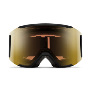 Smith Squad MAG Goggles (Medium Fit) - Black ChromaPop Pro Photochromic Gold Mirror Goggles Smith 