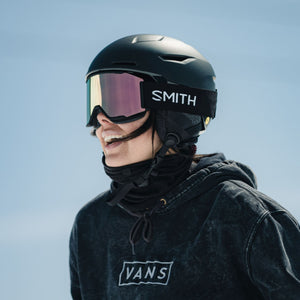 Smith Squad MAG Goggles (Medium Fit) - Black ChromaPop Rose Gold Mirror Goggles Smith 