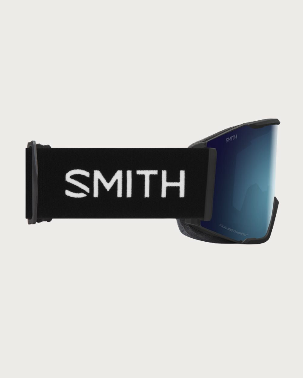 Smith Squad MAG Goggles (Medium Fit) - Black ChromaPop Sun Blue Mirror Goggles Smith 