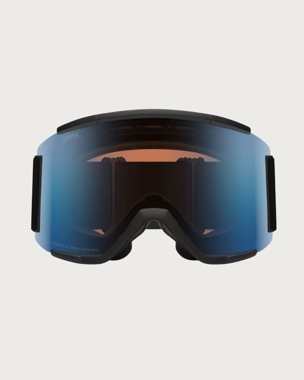 Smith Squad S Goggles (Small Fit) - Black ChromaPop Pro Photochromic Blue Mirror Goggles Smith 