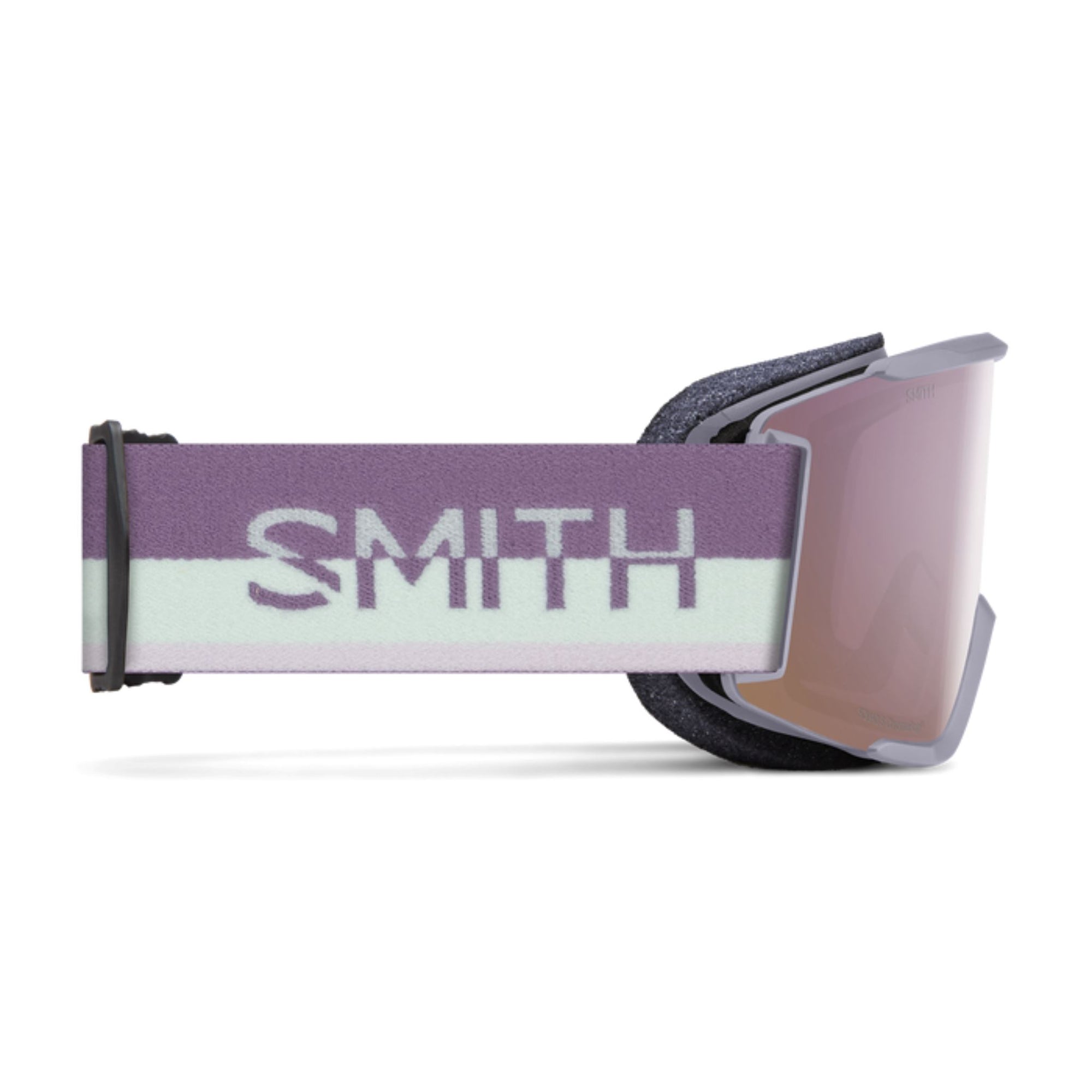 Smith Squad S Goggles (Small Fit) - Lunar Fog Split ChromaPop Everyday Rose Gold Mirror Goggles Smith 