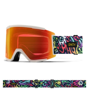 Smith Squad XL (Large Fit) - Artist Series Tall Boy ChromaPop Everyday Red Mirror Goggles Smith 