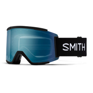 Smith Squad XL (Large Fit) Goggles - Black ChromaPop Everyday Blue Mirror