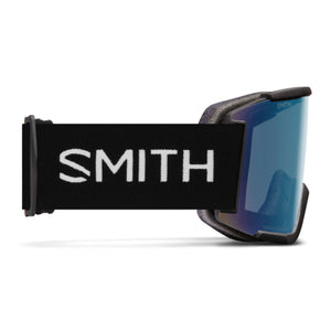 Smith Squad XL (Large Fit) Goggles - Black ChromaPop Everyday Blue Mirror