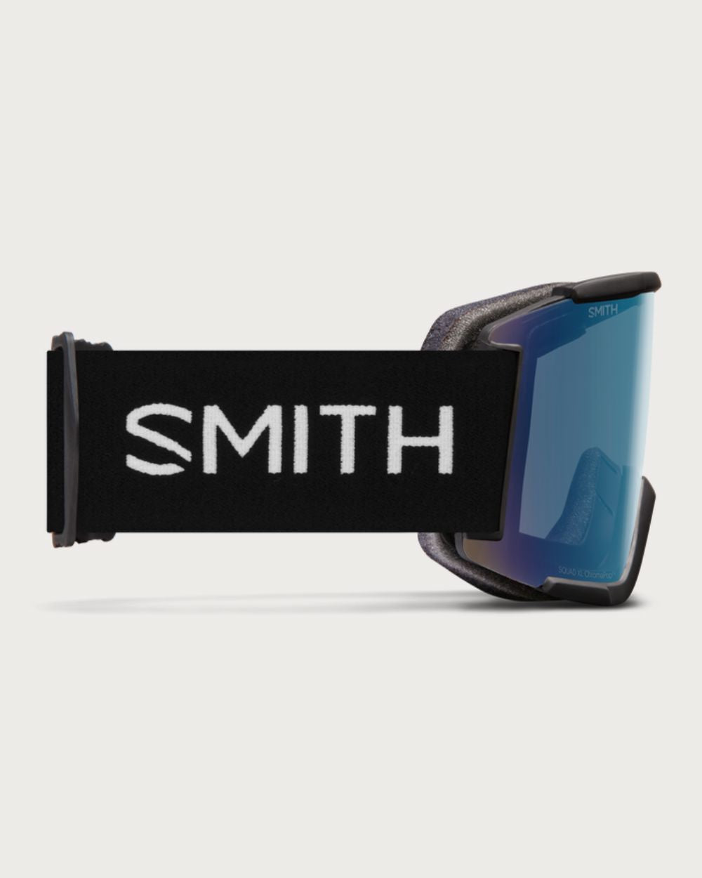 Smith Squad XL (Large Fit) Goggles - Black ChromaPop Everyday Blue Mirror Goggles Smith 