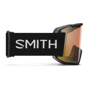 Smith Squad XL (Large Fit) Goggles - Black ChromaPop Pro Photochromic Gold Mirror