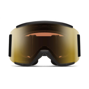 Smith Squad XL (Large Fit) Goggles - Black ChromaPop Pro Photochromic Gold Mirror