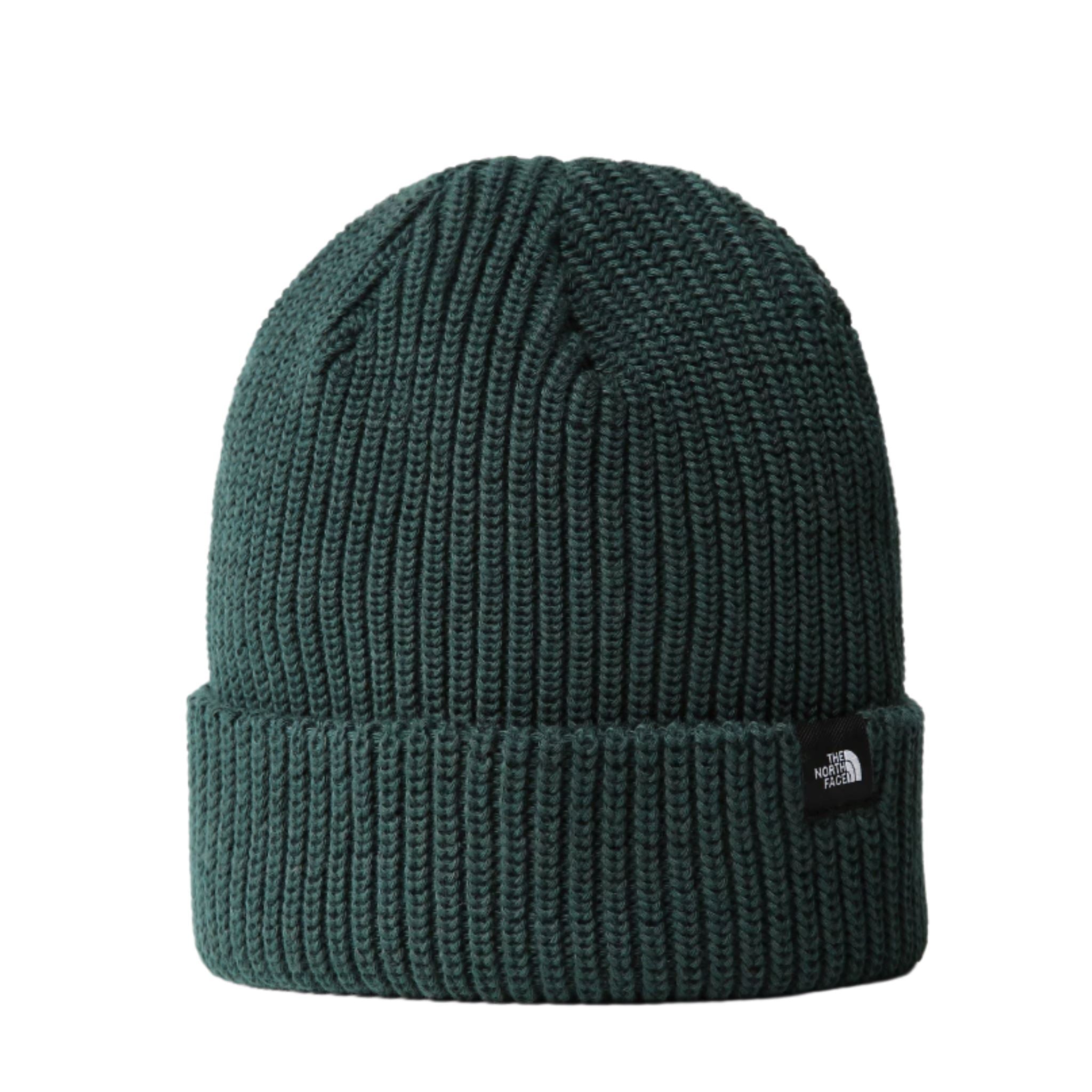 Green north sale face beanie