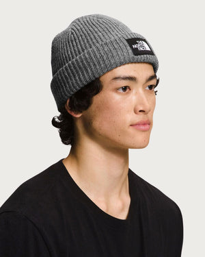 The North Face Salty Lined Beanie - Medium Grey Heather Beanies The North Face OSFM 