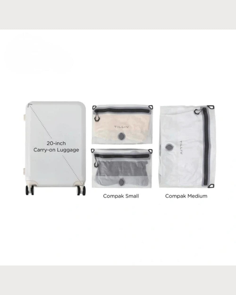 Tilliv Compak Vaccum Pack - Medium Luggage Tilliv 