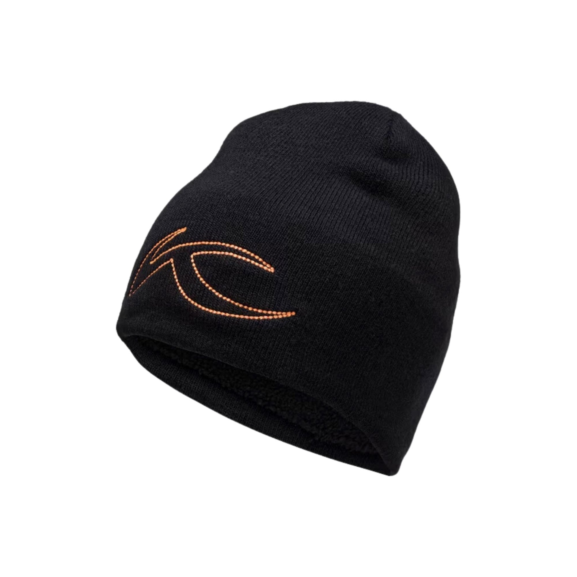 Unisex Kjus Side Logo Beanie - Black Beanies Kjus 