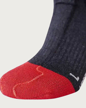 Unisex Lenz Battery Heated Toe Cap 5.1 Socks - Dark Gray Socks Lenz 