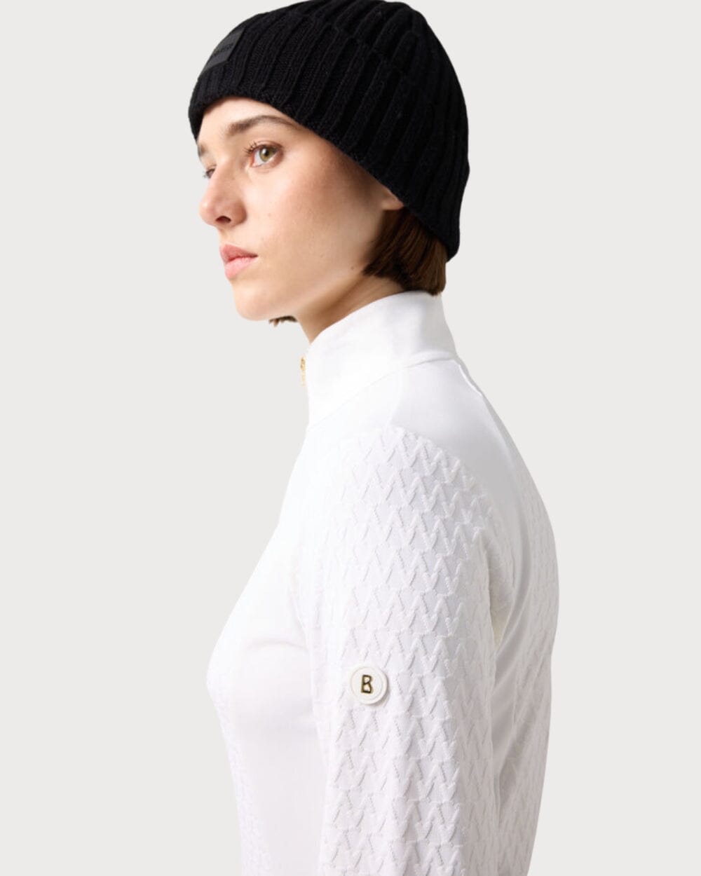 Womens Bogner Claya First Layer - Off White Thermals Bogner 