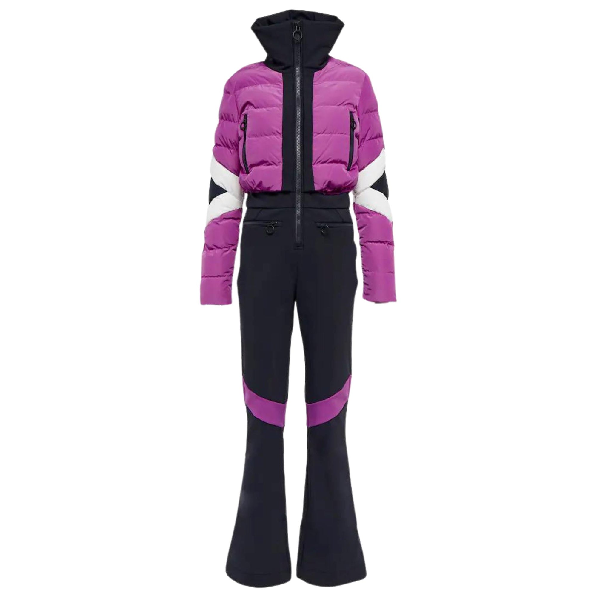 Womens Fusalp Clarisse Ski Suit - Bosphore/Marin One Piece Suits Fusalp 36 INTL / 8 AU 