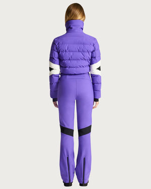 Womens Fusalp Clarisse Ski Suit - Ultravoilet / Noir One Piece Suits Fusalp 