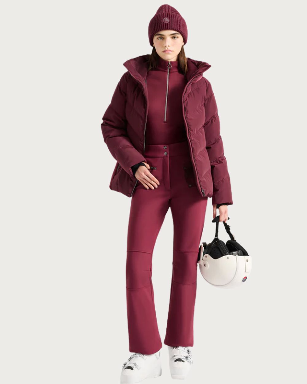 Womens Fusalp Delphine II Jacket - Acajou Jackets Fusalp 