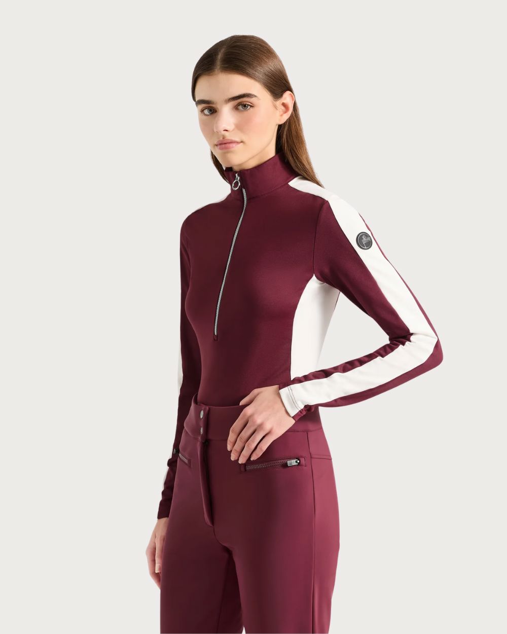 Womens Fusalp Negam - Acajou/Neige Thermals Fusalp 