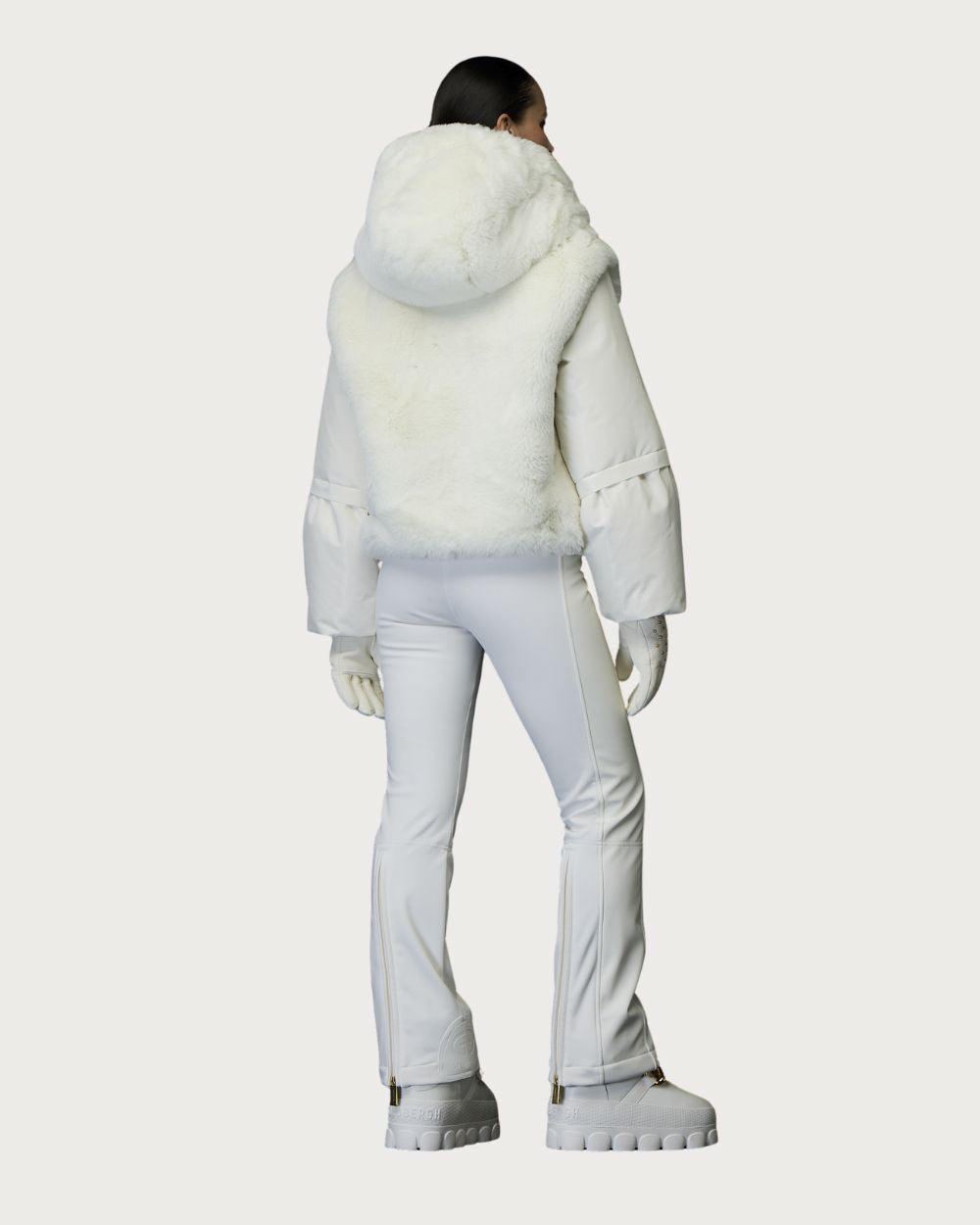 Womens Goldbergh Amore Ski Jacket - Cream Jackets Goldbergh 