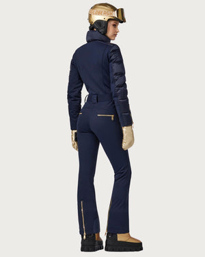 Womens Goldbergh Arselle Ski Suit - French Blue One Piece Suits Goldbergh 