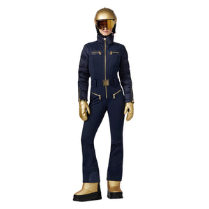 Womens Goldbergh Arselle Ski Suit - French Blue One Piece Suits Goldbergh 