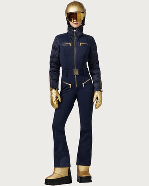 Womens Goldbergh Arselle Ski Suit - French Blue One Piece Suits Goldbergh 