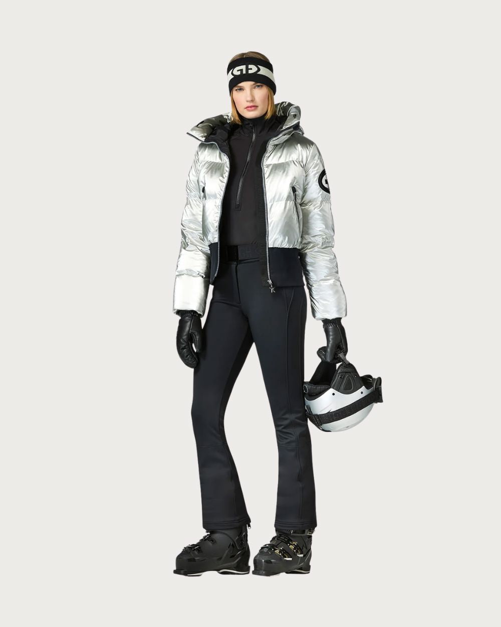 Womens Goldbergh Bombardino Jacket - Silver Jackets Goldbergh 