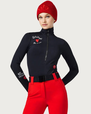 Womens Goldbergh Copine Ski Pully Long Sleeve - Black Thermals Goldbergh 