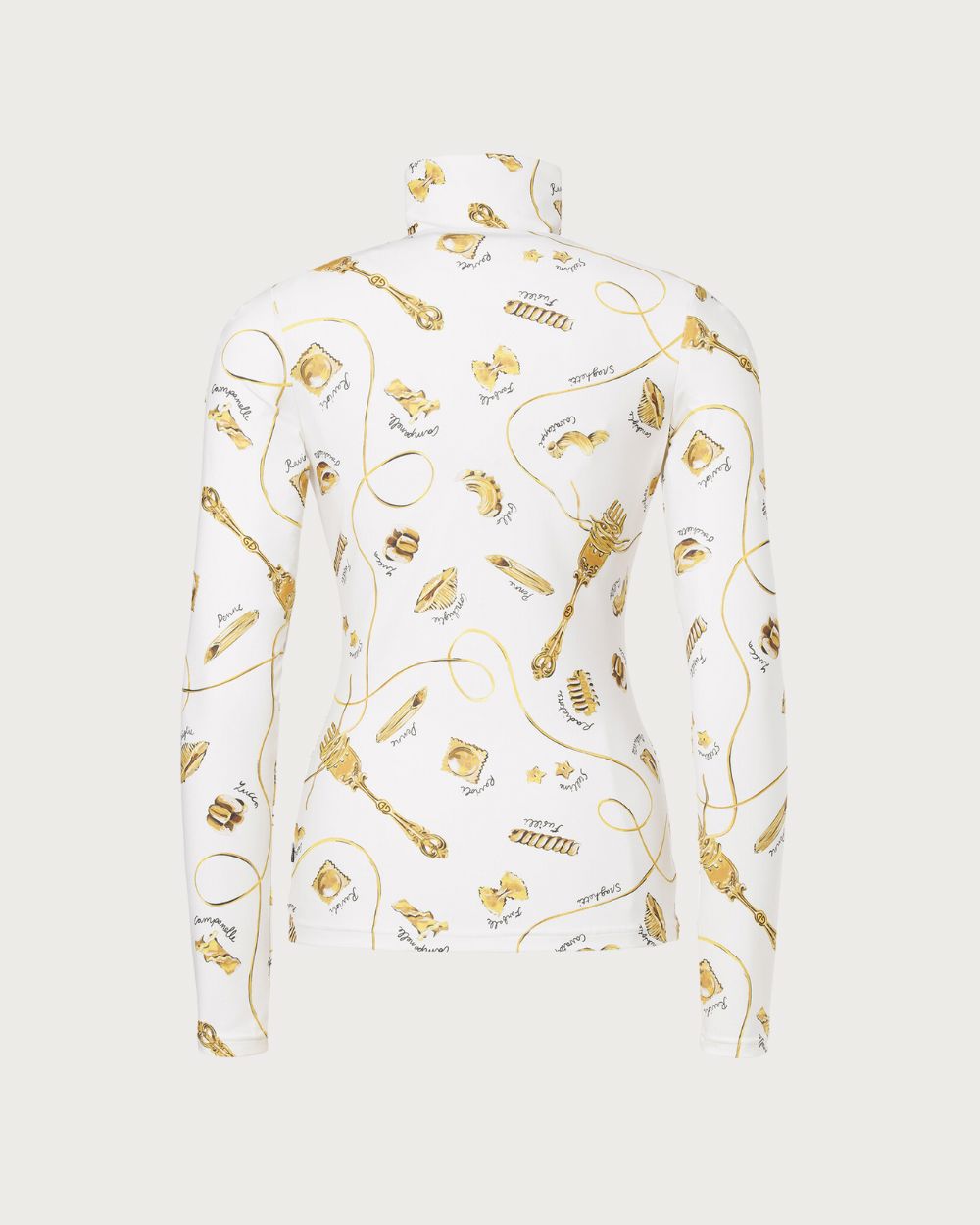 Womens Goldbergh Farfalle Ski Pully - La Pasta Dorata Creme Thermals Goldbergh 