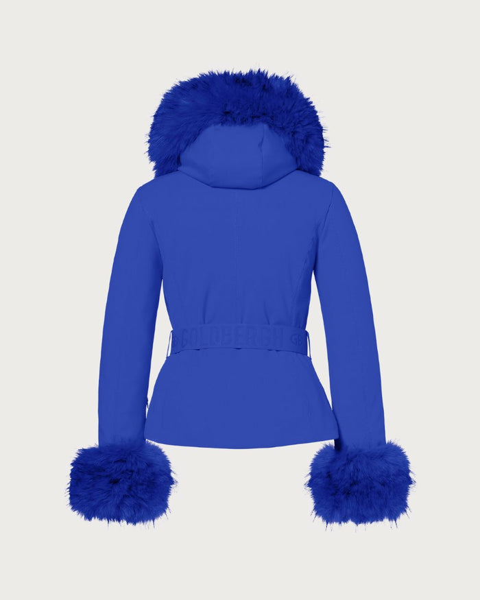 Womens Goldbergh Giselle Faux Border Jacket - Dazzling Blue