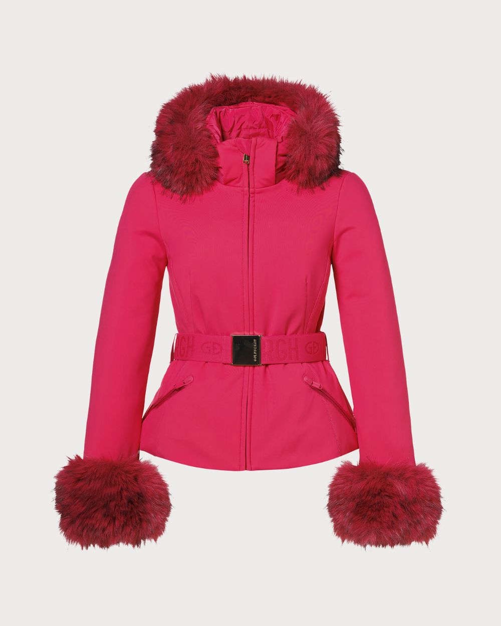 Womens Goldbergh Giselle Faux Border Jacket - Italian Rose Jackets Goldbergh 36 INTL / 8 AU 