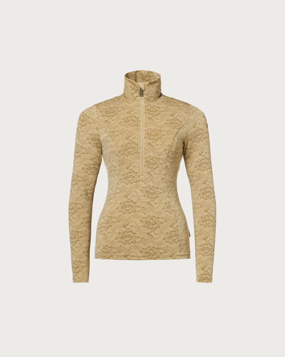 Womens Goldbergh GOLD Fascino Ski Pully - Lace Caramello Thermals Goldbergh 