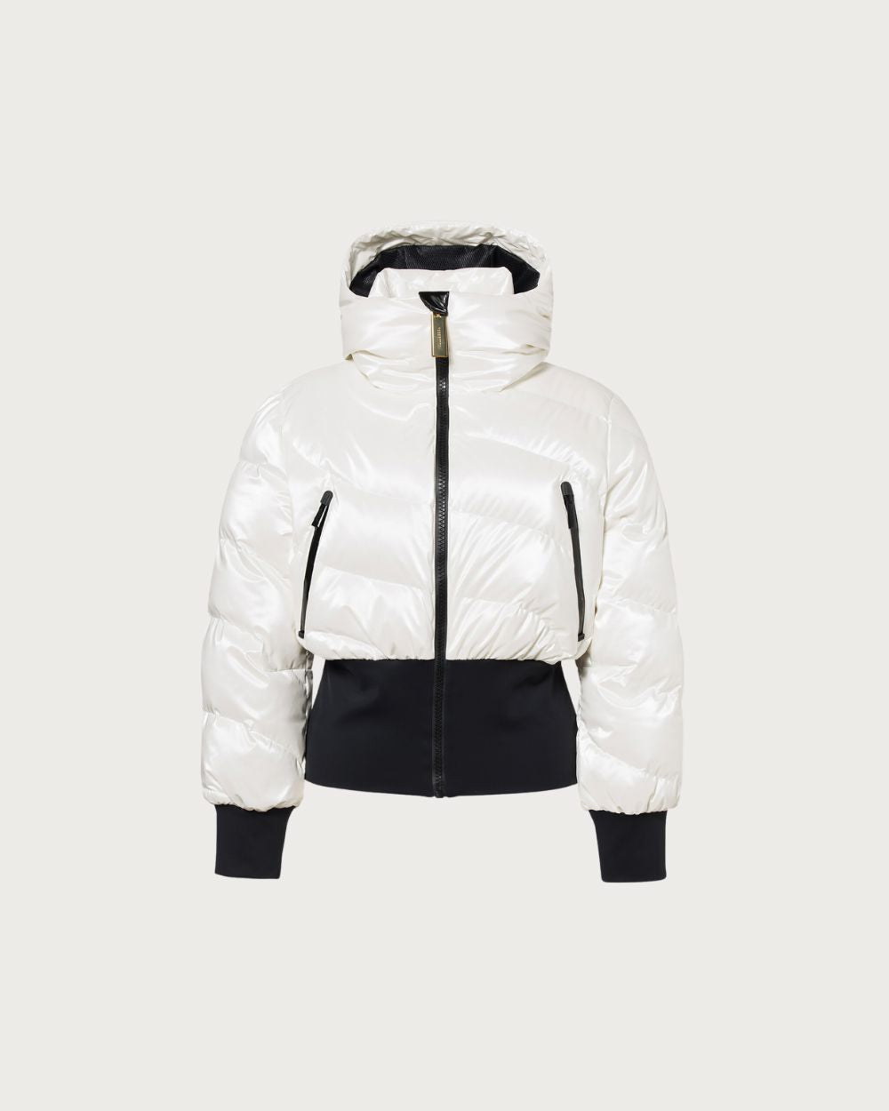 Womens Goldbergh GOLD Fusilli Ski Jacket - Creme Jackets Goldbergh 