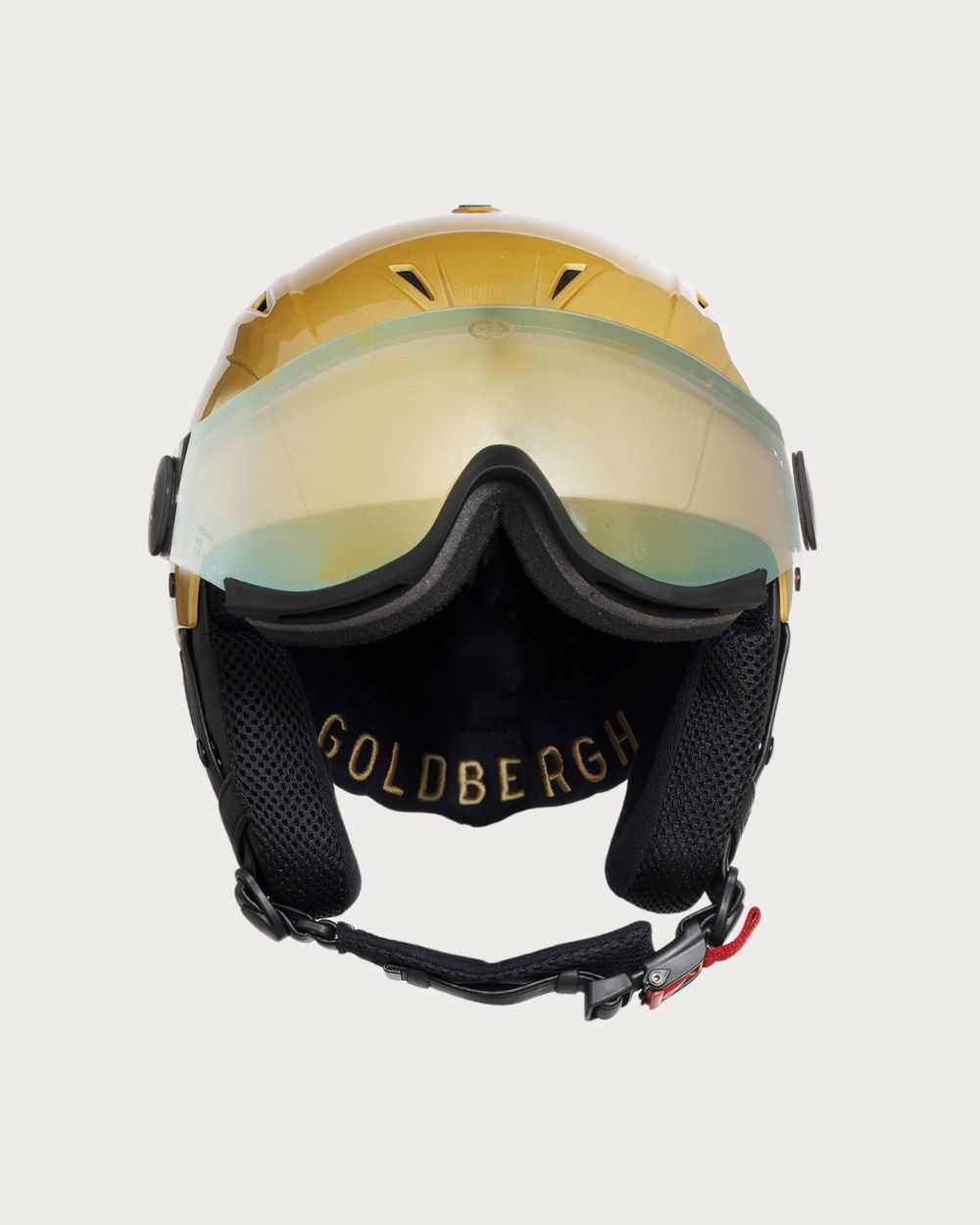 Womens Goldbergh GOLD Glitz Helmet Visor - Rich Gold Helmets Goldbergh 