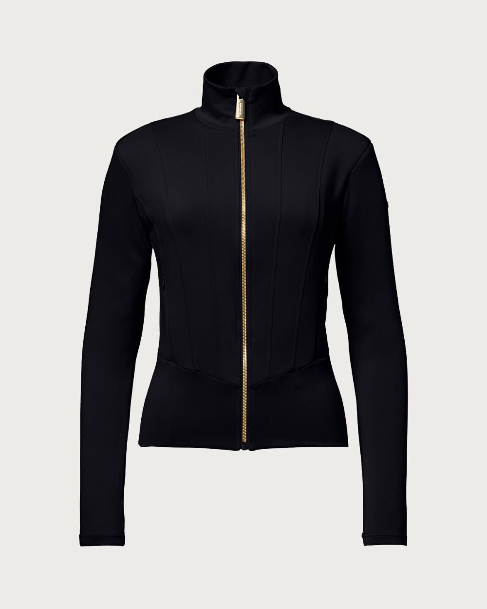 Womens Goldbergh Gold Mirai Full Zip Cardigan - Black Thermals Goldbergh XS / AU 6 